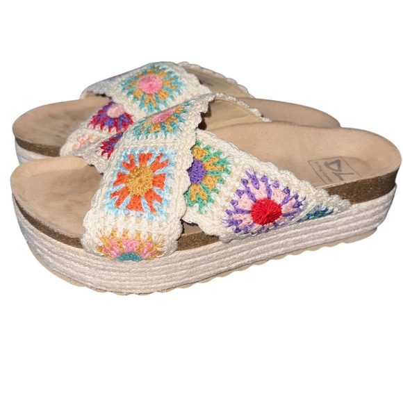 Dirty Laundry Shoes - Dirty Laundry Multicolor Crochet Sandals
